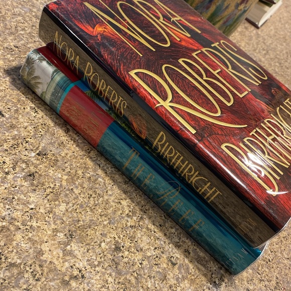 2 Nora Roberts Hardcover Books The Reef & Birthright - Picture 8 of 16
